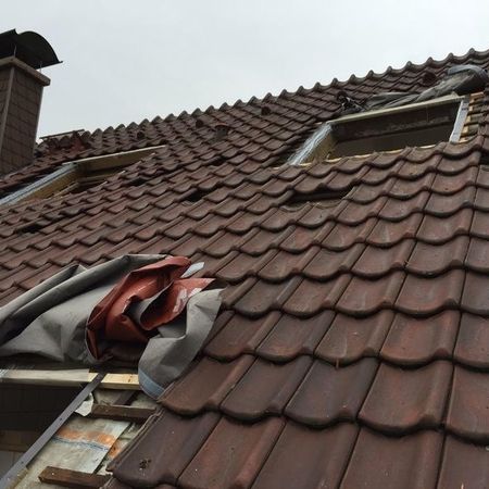 Vorbereitung für den Dachfenstereinbau